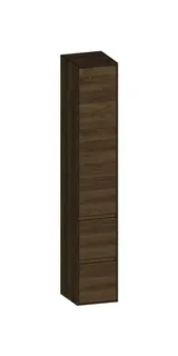 SCALIDO-Hochschrank SLIM 320x1830x350mm 1 Tür links 2 Auszüge Farbvar. N/N/N