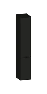 SCALIDO-Hochschrank SLIM 320x1830x350mm 2 Türen links 4 Glaseinl. Farbvar. A/A/A