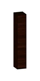 SCALIDO-Hochschrank SLIM 320x1830x350mm 2 Türen links 4 Glaseinl. Farbvar. E/E/E