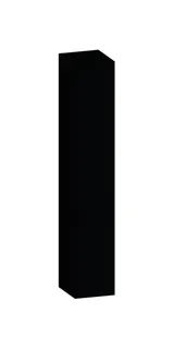 SCALIDO-Hochschrank SLIM 320x1830x350mm 2 Türen links 4 Glaseinl. Farbvar. V/V/V
