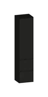 SCALIDO-Hochschrank SLIM 420x1830x350mm 1 Tür rechts 2 Auszüge Farbvar. A/A/A