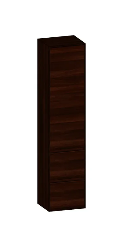 SCALIDO-Hochschrank SLIM 420x1830x350mm 1 Tür rechts 2 Auszüge Farbvar. E/E/E