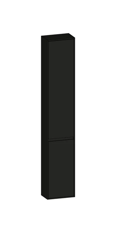 SCALIDO-Hochschrank komp. 320x1790x200mm 2 Türen rechts 4 Glaseinl Farbvar. A/A/A