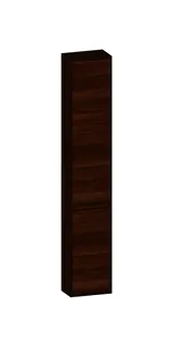 SCALIDO-Hochschrank komp. 320x1790x200mm 2 Türen links 4 Glaseinl. Farbvar. E/E/E