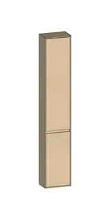 SCALIDO-Hochschrank komp. 320x1790x200mm 2 Türen links 4 Glaseinl. Farbvar. K/K/K
