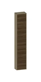 SCALIDO-Hochschrank komp. 320x1790x200mm 2 Türen links 4 Glaseinl. Farbvar. N/K/N