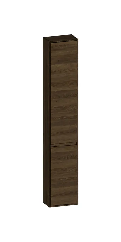 SCALIDO-Hochschrank komp. 320x1790x200mm 2 Türen rechts 4 Glaseinl Farbvar. N/N/N