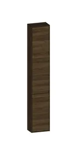 SCALIDO-Hochschrank komp. 320x1790x200mm 2 Türen links 4 Glaseinl. Farbvar. N/N/N