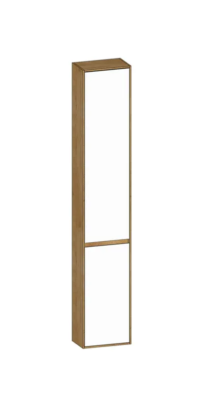SCALIDO-Hochschrank komp. 320x1790x200mm 2 Türen rechts 4 Glaseinl Farbvar. W/S/S