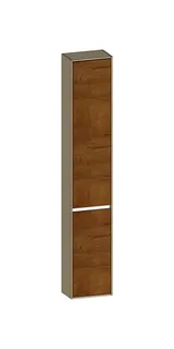 SCALIDO-Hochschrank komp. 320x1790x200mm 2 Türen links 4 Glaseinl. Farbvar Sonder