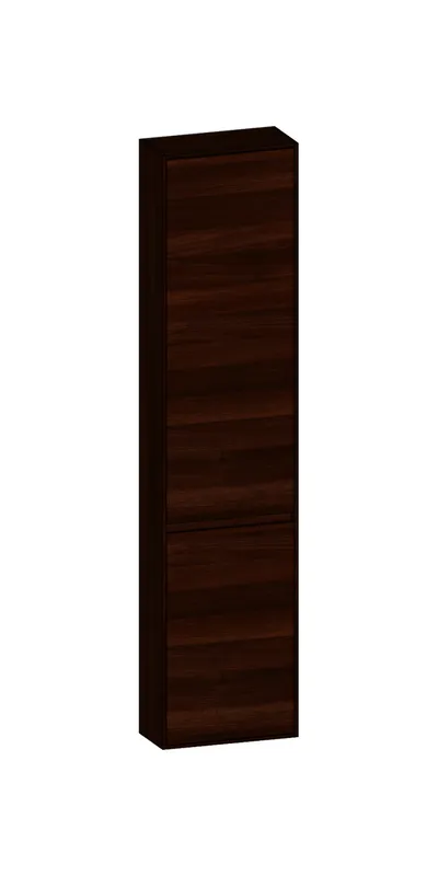 SCALIDO-Hochschrank komp. 420x1790x200mm 2 Türen links 4 Glaseinl. Farbvar. E/E/E
