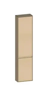 SCALIDO-Hochschrank komp. 420x1790x200mm 2 Türen rechts 4 Glaseinl Farbvar. K/K/K