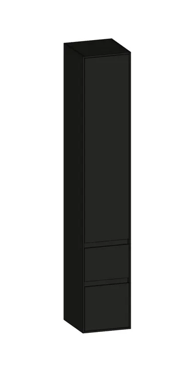 SCALIDO-Hochschrank zu KP 320x1790x350mm 1 Tür links 2 Auszüge Farbvariante A/A/A
