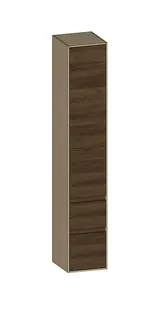SCALIDO-Hochschrank zu KP 320x1790x350mm 1 Tür links 2 Auszüge Farbvariante N/K/N