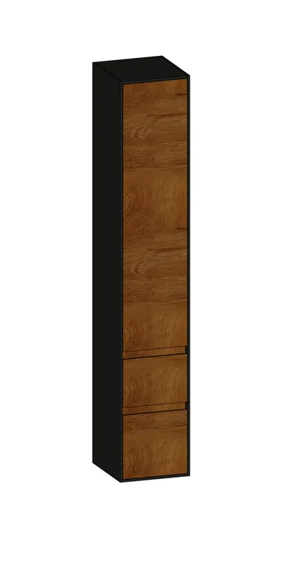 SCALIDO-Hochschrank zu KP 320x1790x350mm 1 Tür rechts 2 Auszüge Farbvariant S/A/S