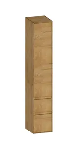 SCALIDO-Hochschrank zu KP 320x1790x350mm 1 Tür links 2 Auszüge Farbvariante S/S/S