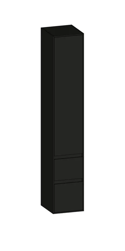 SCALIDO-Hochschrank zu KP 320x1790x350mm 1 Tür rechts 2 Auszüge Farbvariant A/A/A