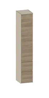 SCALIDO-Hochschrank zu KP 320x1790x350mm 1 Tür rechts 2 Auszüge Farbvariant N/K/N