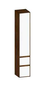 SCALIDO-Hochschrank zu KP 320x1790x350mm 1 Tür rechts 2 Auszüge Farbvariant W/S/S