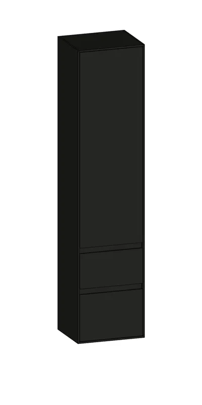 SCALIDO-Hochschrank zu KP 420x1790x350mm 1 Tür links 2 Auszüge Farbvariante A/A/A