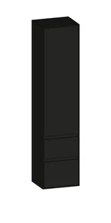 SCALIDO-Hochschrank zu KP 420x1790x350mm 1 Tür links 2 Auszüge Farbvariante A/A/A