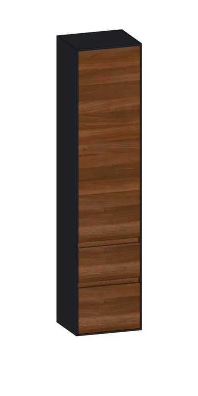 SCALIDO-Hochschrank zu KP 420x1790x350mm 1 Tür links 2 Auszüge Farbvariante E/V/E