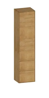 SCALIDO-Hochschrank zu KP 420x1790x350mm 1 Tür links 2 Auszüge Farbvariante S/S/S