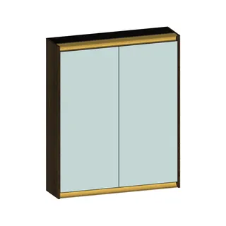 SCALIDO-Spiegelschrank Typ SPSSCA06001 620x750x170mm 2-türig LED-Bel Farbvar N
