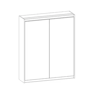 SCALIDO-Spiegelschrank Typ SPSSCA06001 620x750x170mm 2-türig LED-Bel Farbvar W – Bild 2