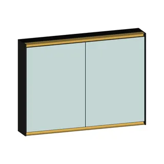 SCALIDO-Spiegelschrank Typ SPSSCA10001 1020x750x170mm 2-türig LED-Bel Farbvar A