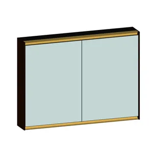 SCALIDO-Spiegelschrank Typ SPSSCA10001 1020x750x170mm 2-türig LED-Bel Farbvar E