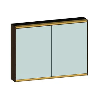 SCALIDO-Spiegelschrank Typ SPSSCA10001 1020x750x170mm 2-türig LED-Bel Farbvar N