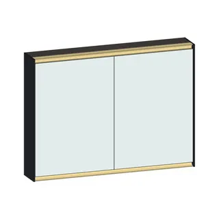 SCALIDO-Spiegelschrank Typ SPSSCA10001 1020x750x170mm 2-türig LED-Bel Farbvar V