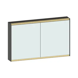 SCALIDO-Spiegelschrank Typ SPSSCA12001 1220x750x170mm 2-türig LED-Bel Farbvar A
