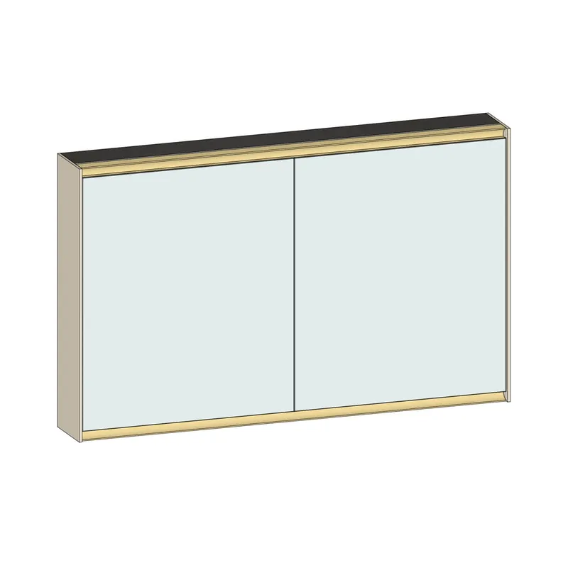 SCALIDO-Spiegelschrank Typ SPSSCA12001 1220x750x170mm 2-türig LED-Bel Farbvar K