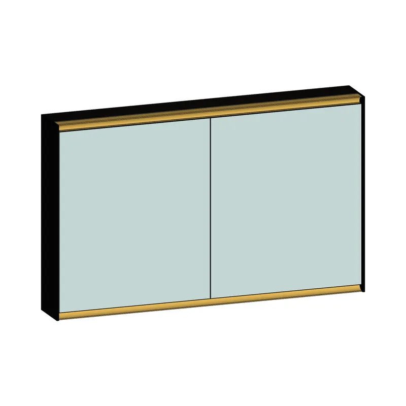 SCALIDO-Spiegelschrank Typ SPSSCA12001 1220x750x170mm 2-türig LED-Bel Farbvar V