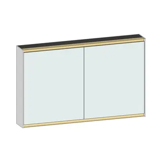 SCALIDO-Spiegelschrank Typ SPSSCA12001 1220x750x170mm 2-türig LED-Bel Farbvar W