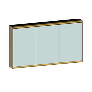 SCALIDO-Spiegelschrank Typ SPSSCA13001 1320x750x170mm 3-türig LED-Bel Farbvar K