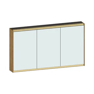 SCALIDO-Spiegelschrank Typ SPSSCA13001 1320x750x170mm 3-türig LED-Bel Farbvar S
