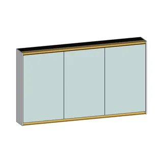 SCALIDO-Spiegelschrank Typ SPSSCA13001 1320x750x170mm 3-türig LED-Bel Farbvar W