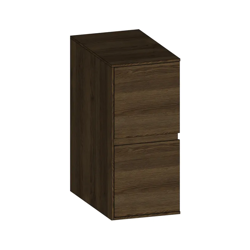 SCALIDO-Unterschrank SLIM Wange links 300x660x490mm 2 Auszüge Farbvar. N/N/N