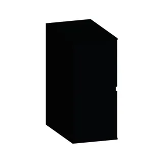 SCALIDO-Unterschrank SLIM Wange links 300x660x490mm 2 Auszüge Farbvar. V/V/V