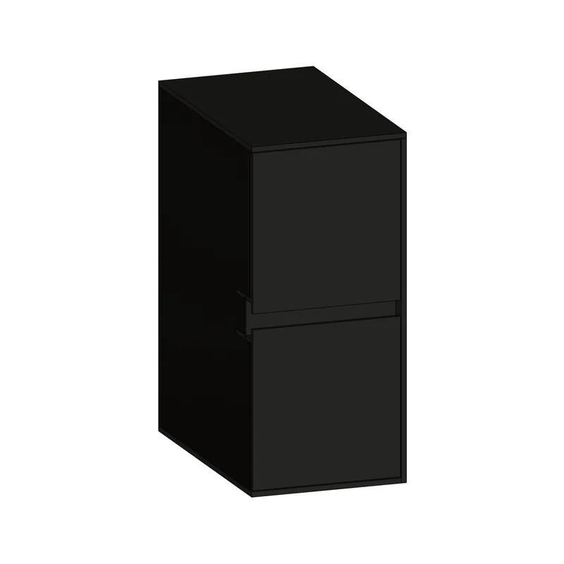 SCALIDO-Unterschrank SLIM Wange rechts 300x660x490mm 2 Auszüge Farbvar. A/A/A