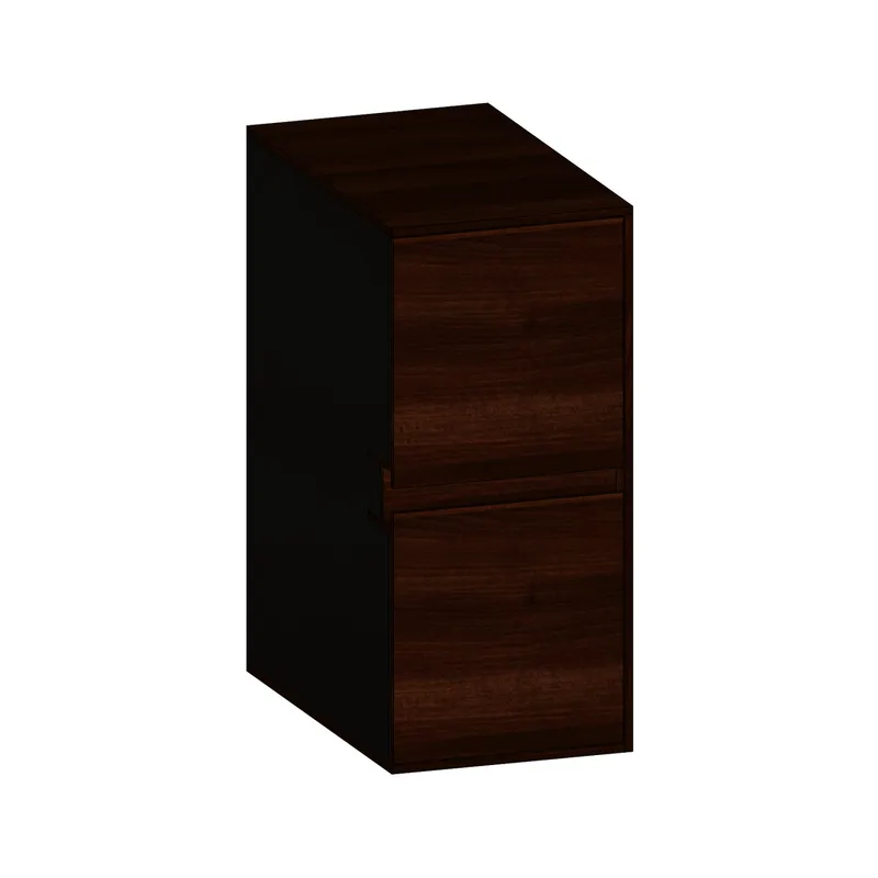 SCALIDO-Unterschrank SLIM Wange rechts 300x660x490mm 2 Auszüge Farbvar. E/E/E