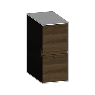 SCALIDO-Unterschrank SLIM Wange rechts 300x660x490mm 2 Auszüge Farbvar. N/W/N