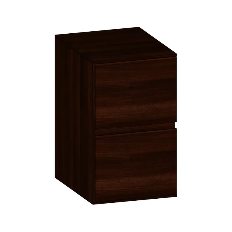 SCALIDO-Unterschrank SLIM Wange links 400x660x490mm 2 Auszüge Farbvar. E/E/E