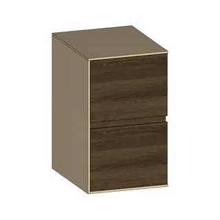 SCALIDO-Unterschrank SLIM Wange links 400x660x490mm 2 Auszüge Farbvar. N/K/N