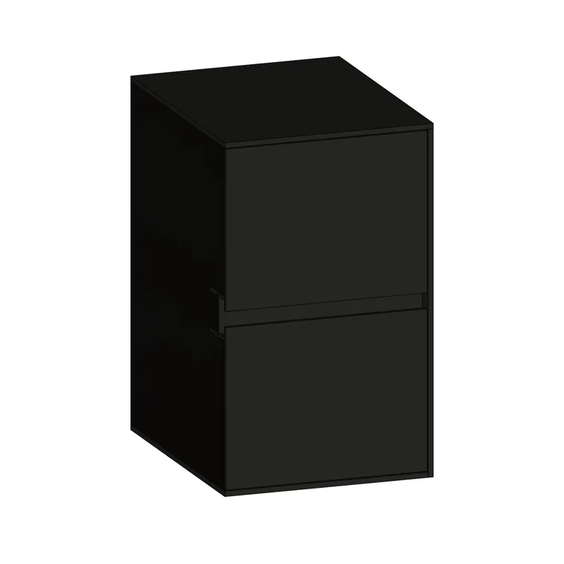 SCALIDO-Unterschrank SLIM Wange rechts 400x660x490mm 2 Auszüge Farbvar. A/A/A