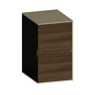 SCALIDO-Unterschrank SLIM Wange rechts 400x660x490mm 2 Auszüge Farbvar. N/K/N