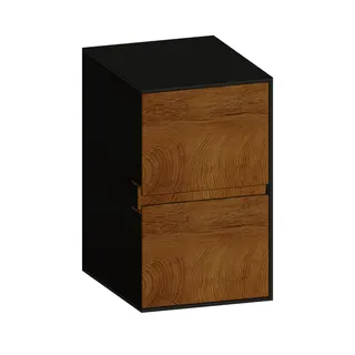 SCALIDO-Unterschrank SLIM Wange rechts 400x660x490mm 2 Auszüge Farbvar. S/A/S